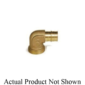 Uponor ProPEX® Q4153215 Manifold Elbow Adapter, R32 x 1-1/2 in, 120 psi, 220 deg F, Brass
