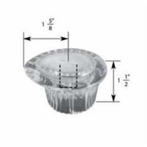 BrassCraft® SH7185 Chateau® Teardrop Short/Deep Broach Faucet Handle, Clear