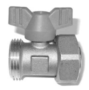 REHAU® PRO-BALANCE® 302047-001 Nickel Plated Manifold Circuit Isolation Valve, Nickel Plated