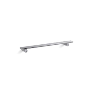 Kohler® 97625-SHP Choreograph® Shower Barre, 24 in OAL x 3-1/2 in OAD, Aluminum