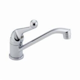 DELTA® 101LF-WF Classic Kitchen Faucet, 1.8 gpm Flow Rate, Swivel Spout, Chrome, 1 Handle