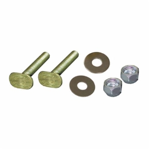 Closet Bolt With Acorn Nut and Round Washer, 2-1/4 in OAL, Brass redirect to product page