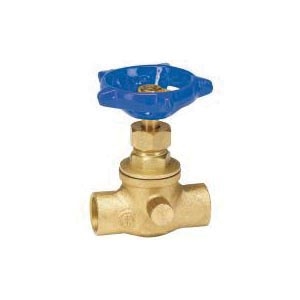 HOMEWERKS® 240-4-12 Stop and Waste Valve With Cap, 3/4 in, Solder, Brass