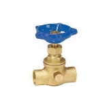 HOMEWERKS® 240-4-12 Stop and Waste Valve with Cap, 3/4 in, Solder, Brass