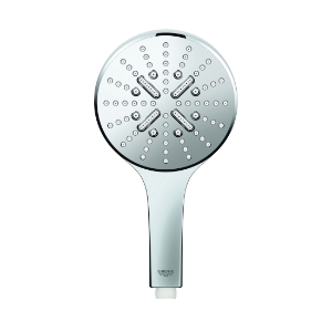 GROHE 26545000 Rainshower™ SmartActive 130 Hand Shower, 1.75 gpm Flow Rate, 3 Sprays, 1/2 in Connection, Polished Chrome