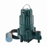 Zoeller® 140-0002 Flow-Mate 140 Single Seal Submersible Pump, 86 gpm Flow Rate, 1-1/2 in NPT Outlet, 1 ph, 1 hp, Cast Iron