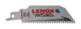 Lenox® LAZER CT™ 2014214 Straight Back Reciprocating Saw Blade, 4 in L x 1 in W, 8, Steel Body, Universal/Toothed Edge Tang