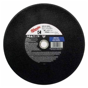 Milwaukee® 49-94-1405 General Purpose Cut-Off Wheel, 14 in Dia x 3/32 in THK, 1 in Center Hole, A36P Grit, Aluminum Oxide Abrasive