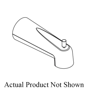 Moen® 3839BL Diverter Tub Spout, Matte Black