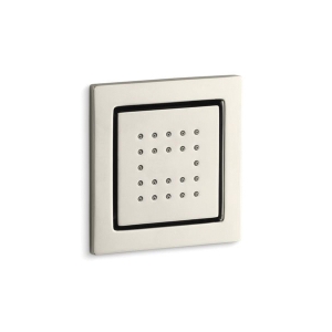Kohler® 8003-SN WaterTile® Square 22-Nozzle Single-Function Body Spray, 2.5 gpm, Vibrant Polished Nickel