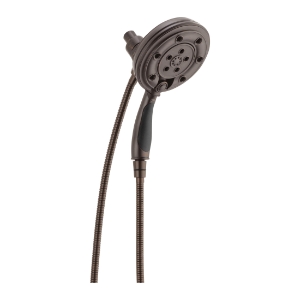 Brizo® 86200-RB-2.5 Traditional Round 2-in-1 Shower, Hydrati®, 6 in Dia, 2.5 gpm, H2Okinetic®/H2Okinetic® with Massage/Massage Spray/Pause/Full Body Spray, Venetian Bronze