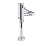 Kohler® 10TD00K10-CP DC Powered Toilet Flushometer, Mach™ Tripoint™, 1.5 V AA Lithium Battery, 1 gpf Flush Rate, 1-1/2 in Top Spud, 25 psi Pressure, Polished Chrome