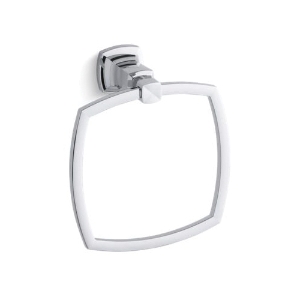 Kohler® 16254-CP Margaux® Towel Ring, 8-3/8 in OAH x 3-1/2 in OAD, Metal, Polished Chrome