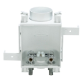 Water-Tite MultiBox™ 83189 AS1202 Standard Angle Stop Outlet Box System with Lead Free Quarter Turn Valve and (9) Valve Knock-Outs, 3/8 in Inlet x 1/2 in Outlet, F1807 PEX Outlet, PVC