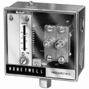 Honeywell Pressuretrol® L4079B1033/U Limit Controller, 2 to 25 psi Control, SPST Manual Reset Switch