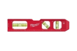 Milwaukee® 48-22-5107 Billet Compact Torpedo Level, 7 in L, 3 Vials, Aluminum/Polymer, (1) Level/(1) 45 deg/(1) Plumb Vial Position, 0.029 in Accuracy