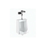 Sloan® 10001403 WEUS-1000 Standard Urinal and Flushometer, 0.125 gpf Flush Rate, Top Spud, Wall Mount, Polished Chrome
