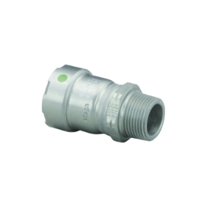 MegaPress® 25120 Pipe Adapter, 1-1/2 in, Press x MNPT, Carbon Steel, Import