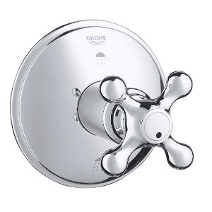 GROHE 19222000 3-Way Diverter, StarLight® Polished Chrome