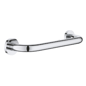 GROHE 40421001 Grip Bar, Essentials, 12 in L, StarLight® Polished Chrome, Metal