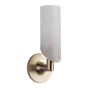 Brizo® 697075-GL Odin™ Light Sconce, (1) Candelabra Lamp, 60 W Fixture, Luxe Gold Housing