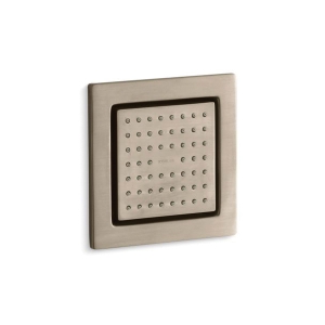 Kohler® 8002-BV WaterTile® Square Body Spray with Soothing Spray, Number of Spray Type: 1, Full Body Spray, 2.5 gpm Max Flow, Wall Mount, Vibrant® Brushed Bronze