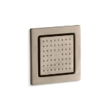Kohler® 8002-BV WaterTile® Square Body Spray with Soothing Spray, Number of Spray Type: 1, Full Body Spray, 2.5 gpm Max Flow, Wall Mount, Vibrant® Brushed Bronze