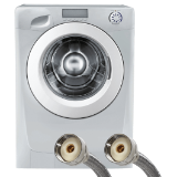 Fluidmaster® 9WM72 Washing Machine Connector, 3/4 in Compression, 304 Stainless Steel