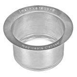 Insinkerator® 10082 Extended Sink Flange, Polished Chrome