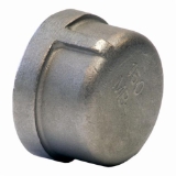 Merit Brass K416-06 Banded Pipe Cap, 3/8 in, FNPT, 150 lb, 304/304L Stainless Steel, Import
