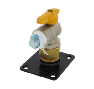 TracPipe® Counterstrike® FGP-RF90V-750 Flange Valve, 3/4 in Nominal, Female NPT End Style, Brass