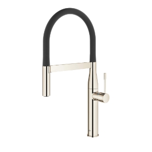 GROHE 30295BE0 30295_0 Essence New Semi-Pro Kitchen Faucet, Residential, 1.75 gpm Flow Rate, Polished Nickel