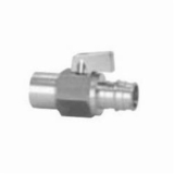 Uponor ProPEX® LF4807575 Ball Valve, 3/4 in, PEX x C Adapter, Brass Body