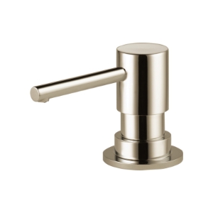 Brizo® RP79275PN Solna® Soap/Lotion Dispenser, Polished Nickel, 15 oz Capacity, Deck Mount