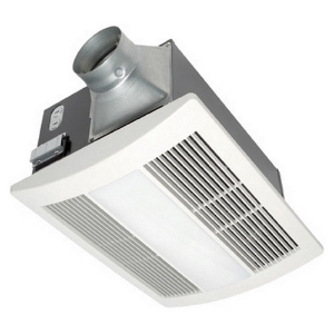 Panasonic WhisperWarm™ FV-11VHL2 Bath Fan/Heater/Light, 110 cfm, 4 in Dia Duct, 4/13 W, 120 VAC, 1400 W