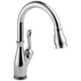 DELTA® 9178T-DST Leland® Kitchen Faucet, 1.8 gpm Flow Rate, Chrome, 1 Handle, 1 Faucet Hole, Traditional, Commercial