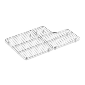Kohler® 6638-ST Whitehaven® Sink Racks For 30 in Whitehaven Kitchen Sink, Stainless Steel