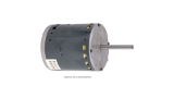 ALLIED™ 19J93 Blower Motor, 1 hp ECM Motor, 600-1200 RPM Variable, 48 FR, 208-230 VAC, 1 Phase, 60 Hz