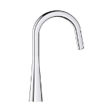 GROHE 32226003 Ladylux® Pull-Down Kitchen Faucet, 1.75 gpm, Polished Chrome, 1 Handle, 1 Faucet Hole, Residential