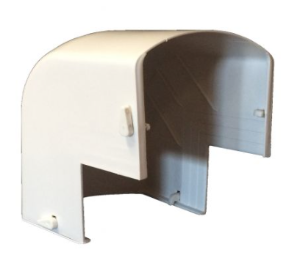 RectorSeal® 3CGEXT90 Cover Guard External 90 deg Line Set Cover, 3 in, White