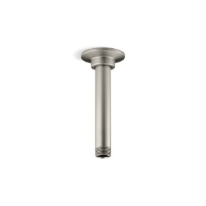 Kohler® 7394-BN Ceiling Mount Shower Arm and Flange, 6-3/8 in L x 2-1/4 in W Arm, 1/2 in NPT, Vibrant® Brushed Nickel