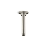 Kohler® 7394-BN Ceiling Mount Shower Arm and Flange, 6-3/8 in L x 2-1/4 in W Arm, 1/2 in NPT, Vibrant® Brushed Nickel