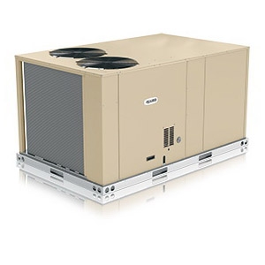 Allied Commercial™ AJ101 Z-Series™ Packaged Rooftop Heat Pump, 34200 Btu/hr Heating, 36000 Btu/hr Cooling, 460 VAC, 3.1 kW, 3 ph, 60 Hz, 11.3 EER, 7.7 HSPF redirect to product page