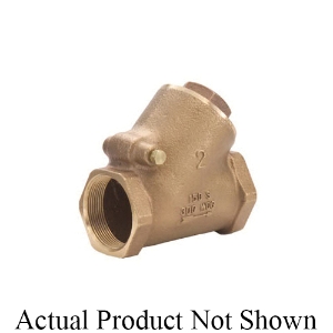 LEGEND 105-303NL T-453NL Y-Pattern Swing Check Valve, 1/2 in Nominal, FNPT End Style, Bronze Body