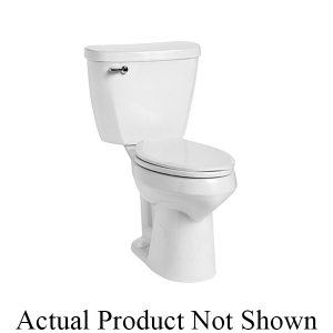 Mansfield® SmartHeight™ 385 BIS Summit™ Toilet Bowl Only, Biscuit, Elongated Shape, 10 in Rough-In, 16-1/2 in H Rim, 2 in Trapway