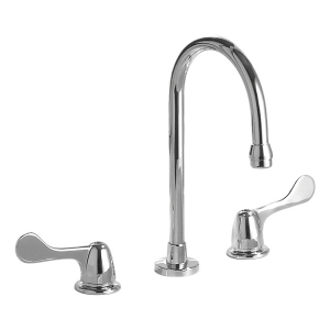 DELTA® 3579LF-WFLGHDF HDF® Widespread Lavatory Faucet, 1.5 gpm, 6-1/8 in H Spout, 6 to 16 in Center, Chrome, 2 Handles, Commercial