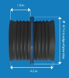 Fernco® IC44P 4in Internal Pushfit Coupling