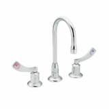 Moen® 8248 Kitchen Faucet, M-DURA™, 1.2 gpm Flow Rate, 8 in Center, Swivel Spout, Chrome, 2 Handles