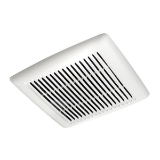 Broan® A110 InVent™ Single Speed Bathroom Ventilation Fan, 110 cfm, 4 in Dia Duct, 47.3 W, 120 VAC, 0.4 A, 3 Sones