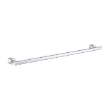 GROHE 40309003 40309_3 Atrio® New Single Round Towel Bar, 24 in L Bar, Metal, Polished Chrome